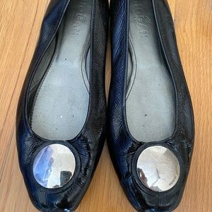 HOGAN Black Flats